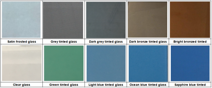 Safety Tempered Glass Fireplace Glass Door
