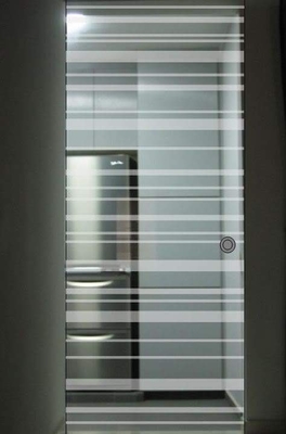Interior Door Silkscreen Printing Tempered Clear Glass , Decorative Tempered Glass supplier