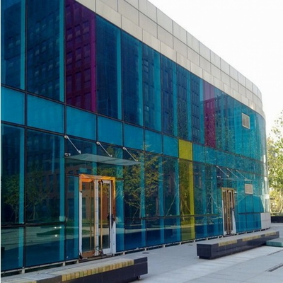Reflective Laminated Window Glass For Curtain Wall Flexible Interlayer supplier