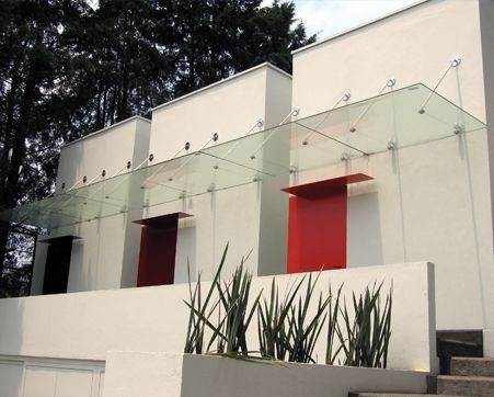 Outdoor Residential Canopy Laminated Security Glass Single Glass Thick 6 MM supplier