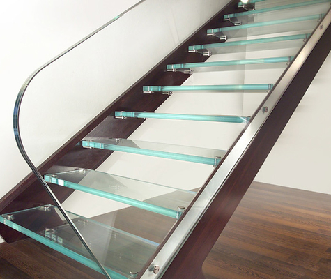 Ultra Clear Tempered Laminated Glass For Stairs High Strength ISO 12543 supplier