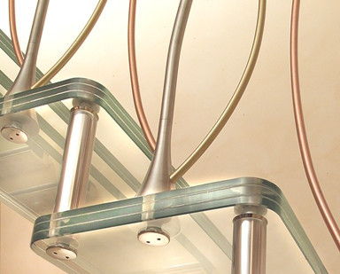 Ultra Clear Tempered Laminated Glass For Stairs High Strength ISO 12543 supplier