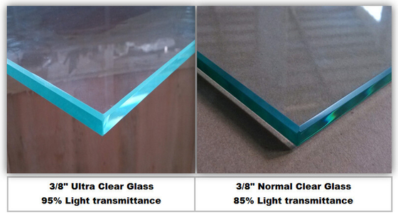 1/2&quot; Ultra Clear Shower Door Glass Panel Tempered Thermal Stability supplier