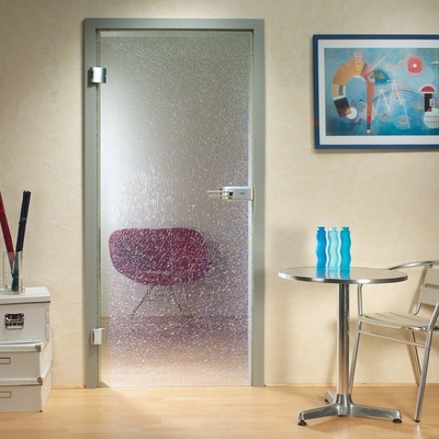 Pattern Obscure Tempered Glass Door AS 2208 Standard 10 mm Safety supplier