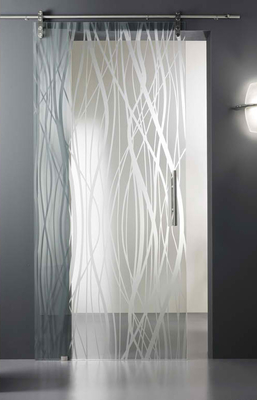 Silkscreening Tempered Glass Door Frosted 5/16&quot; High Strength supplier
