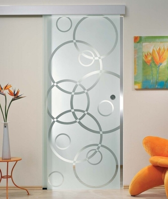 5/16&quot; Tempered Sliding Glass Doors With Smooth Surface Safety supplier