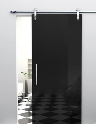 Black Tempered Glass Door High Light Transmission 20% Safety supplier