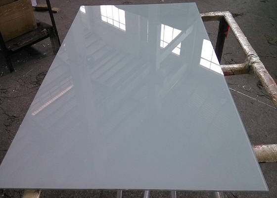 Opaque White Railing Glass Easy Cleaning Nano Coating High Purity supplier