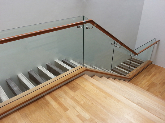Customized Laminated Railing Glass High Temperature High Pressure supplier