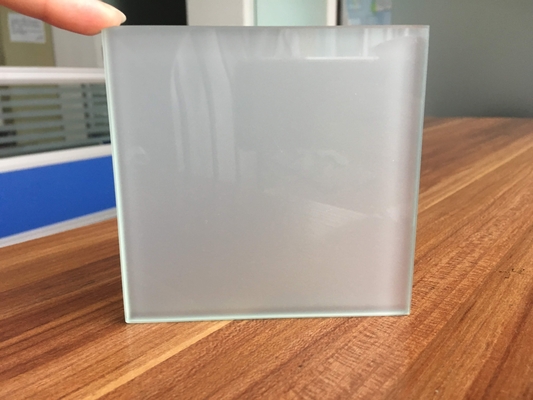 Opaque Milk White Glass Panel Office Partitions , Glass Partition Panels supplier
