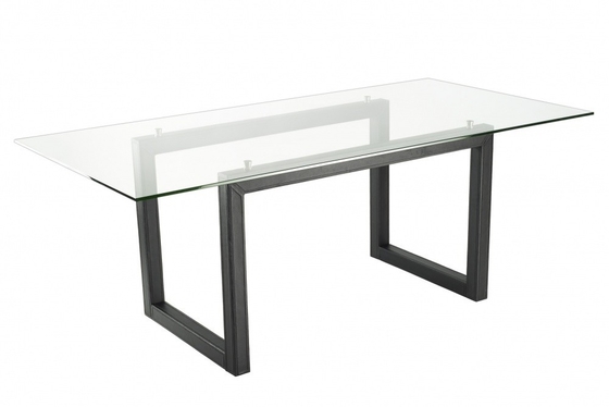Transparent Rectangle Table Top Glass For Office Easy Cleaning supplier