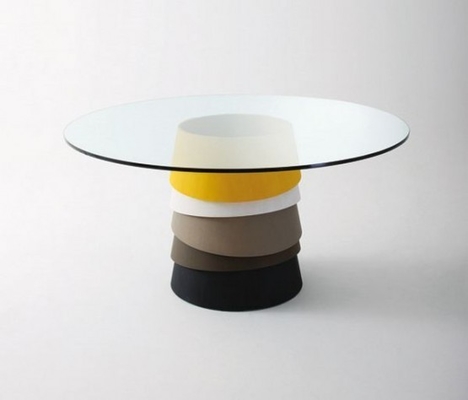 Custom Glass Tabletops , Round Clear White Tempered Glass Table Top supplier