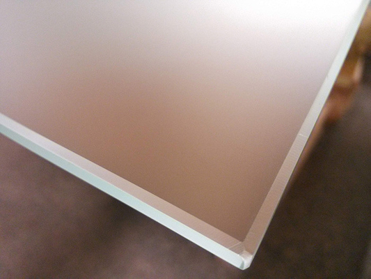 Color paint Frosted Satin Table Top Glass ANSI Z97.1 Standards supplier