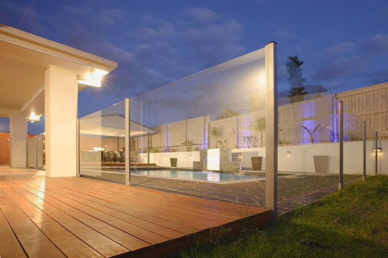 10mm Swiming Pool Fencing Glass Heat Soaked Thermal stability supplier