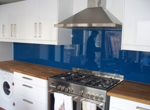 Colorful Painted DIY Painted Glass Backsplash For Bathroom Walls supplier