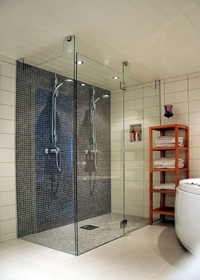 Shower Room Self Cleaning Glass Roof , Self Cleaning Screen Ultra Clear Low Iron supplier