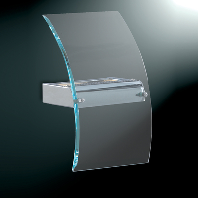 Transparent Curved Tempered Glass , Bent Curved Glass 3 mm ~ 20 mm Thickness supplier