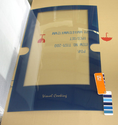 Printed Curved Low E Tempered Glass Oven Glass Panel Oven Door Outer Glass supplier